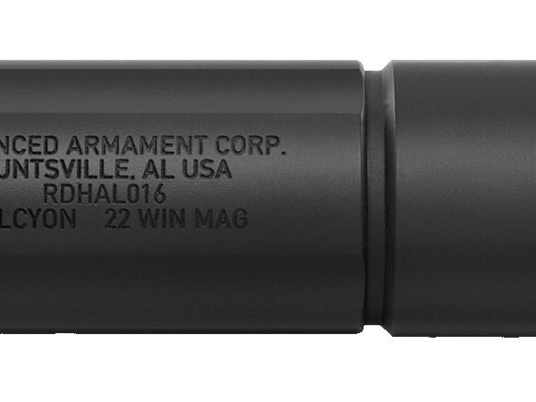 AAC (ADVANCED ARMAMENT) HALCYON 22LR 1/2x28 SILENCER