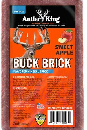 ANTLER KING SWEET APPLE BUCK - BRICK MINERAL 4#