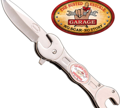 MC BUSTED KNUCKLE 3" DROP - POINT STAINLESS/STAINLESS