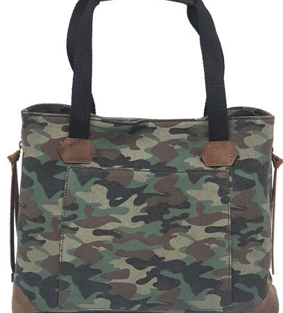 VERSACARRY CONCEAL CARRY PURSE - CANVAS CAMO TOTE STYLE