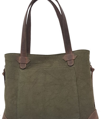 VERSACARRY CONCEAL CARRY PURSE - CANVAS OLIVE GREEN TOTE STYLE