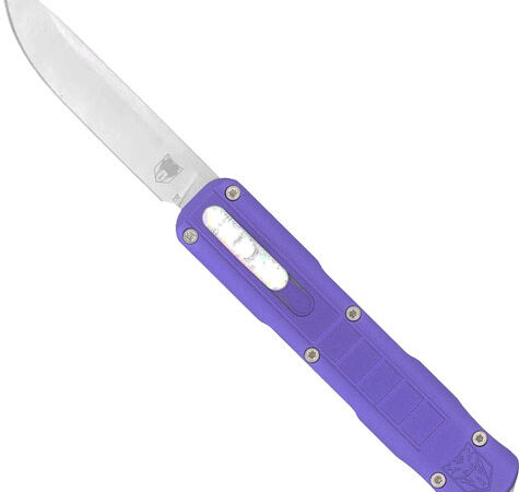 COBRATEC SMALL RAPTOR OTF - PURPLE 2.5" DROP POINT