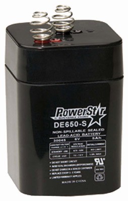AMERICAN HUNTER BATTERY - RECHARGEABLE 6V 5AMP SPRINGTOP