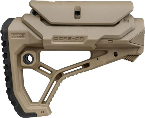 F.A.B. DEFENSE BUTTSTOCK AR-15 - /M4 FDE ADJ CHEEK PIECE