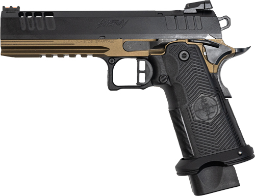 GLFA 1911DS SYNERGY 9MM 5" 20 - SHOT BLACK SLIDE BRONZE FRAME - Image 2