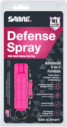 SABRE 3-N-1 SPRAY PINK HARD - CASE WITH QR RING 15GR - Image 2