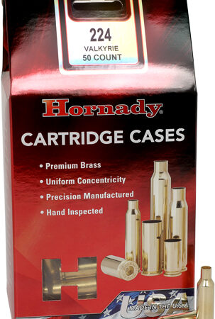HORNADY UNPRIMED CASES 224 - VALKYRIE 50 PACK 5PK/CS