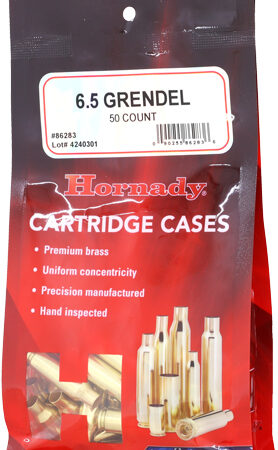 HORNADY UNPRIMED CASES 6.5 - GRENDEL 50 PACK 5PK/CS