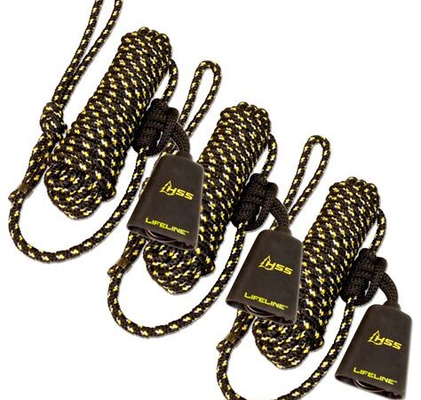 HSS LIFELINE 30' W/SINGLE - CARABINER 3PK
