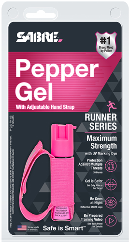 SABRE RED PEPPER GEL SPRAY THE - RUNNER HAND STRAP 19GR PINK - Image 2