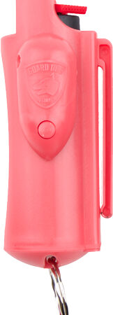 GUARD DOG ACCUFIRE PEPPER SPRY - W/ LASER SIGHT & KEYCHAIN PINK