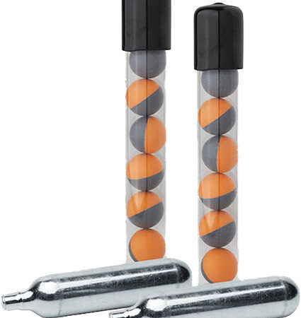 SABRE PEPPER BALL PROJECTILES - 14 LIVE/2 CO2 CARTRIDGES .68