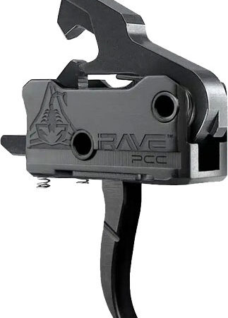 RISE TRIGGER RAVE PCC CURVED - 3.5LB AR-15 W/ANTI WALK PINS