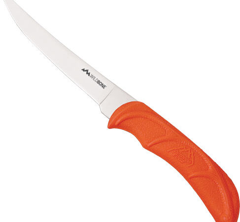 OUTDOOR EDGE 5" BONING/FILLET - KNIFE ORANGE HANDLE BLISTER PK