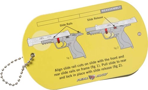 REAL AVID S&W M&P FIELD GUIDE - S&W M&P MAINTENACE CARDS - Image 3