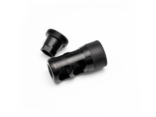 Area 419 Hellfire 2P-Self Timing Muzzle Brake w/ Adapter 223/6mm 5/8-24