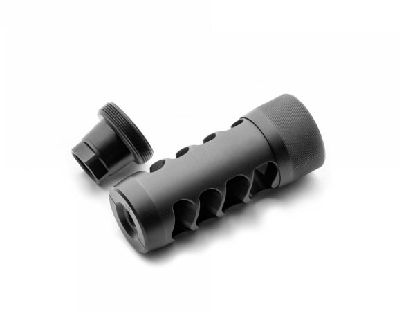 Area 419 Hellfire Match Self Timing Muzzle Brake 6.5mm 5/8-24 Black Nitride