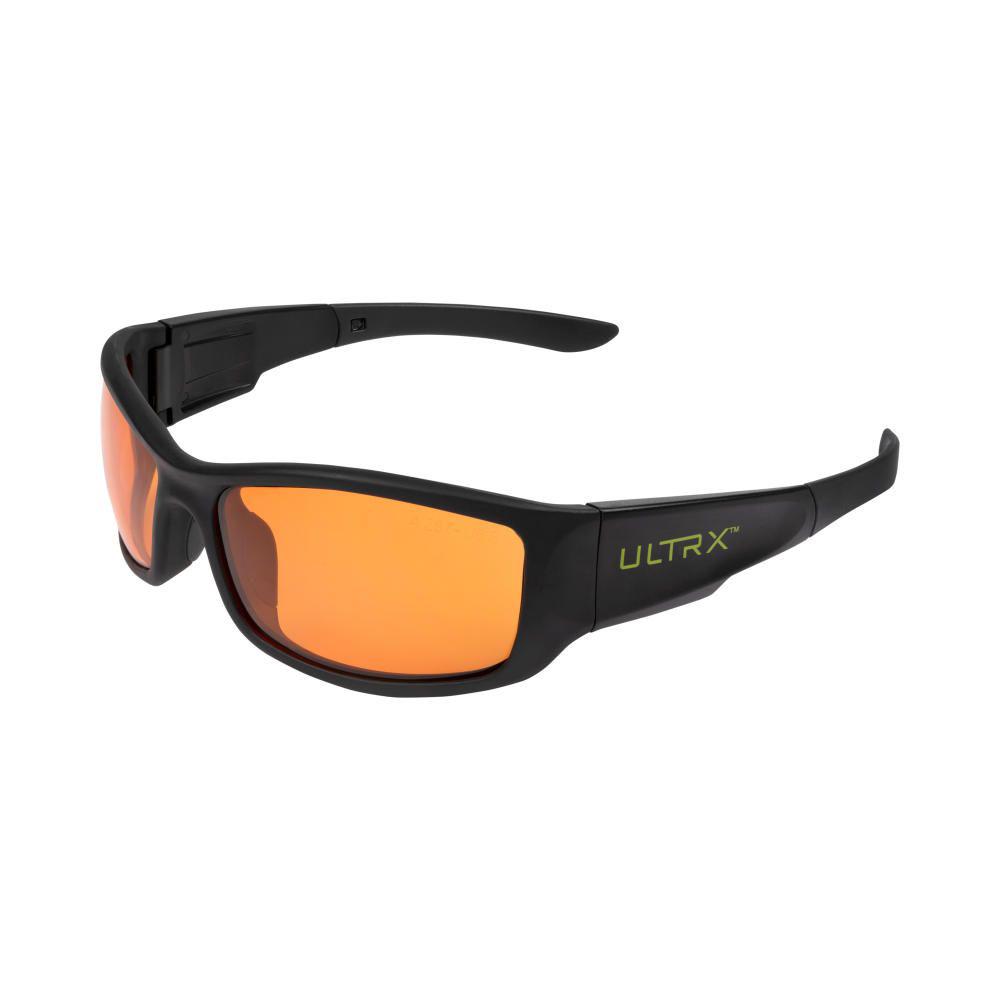 Allen ULTRX Sync Safety Glasses Black with Amber Lenses