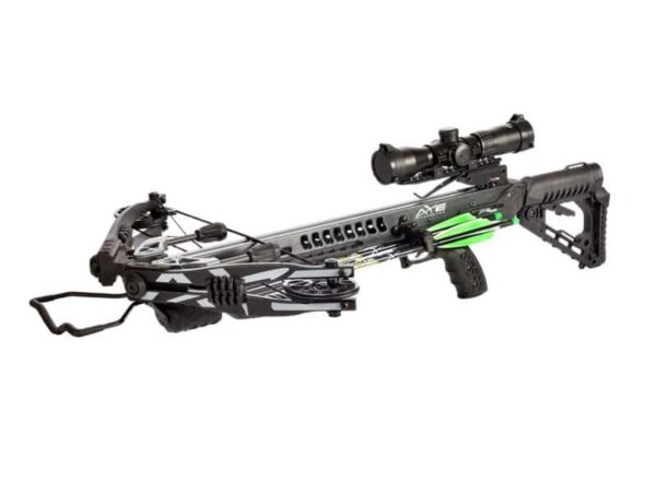 Carbon Express Axe 400 Crossbow with Scope Quiver & PileDriver Crossbolts