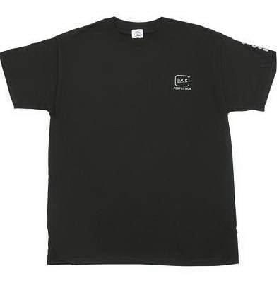 Glock Factory T-Shirt Black with Silver Logo -  Xtra Large