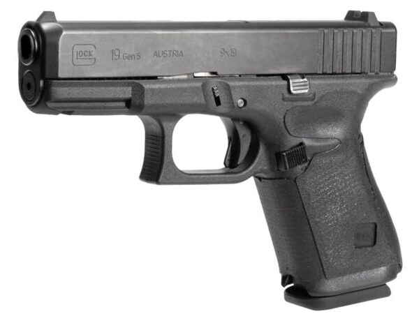 Hogue Wrapter Rubber Adhesive Grip for Glock Gen 5 Models 19 19MOS 44 - Black