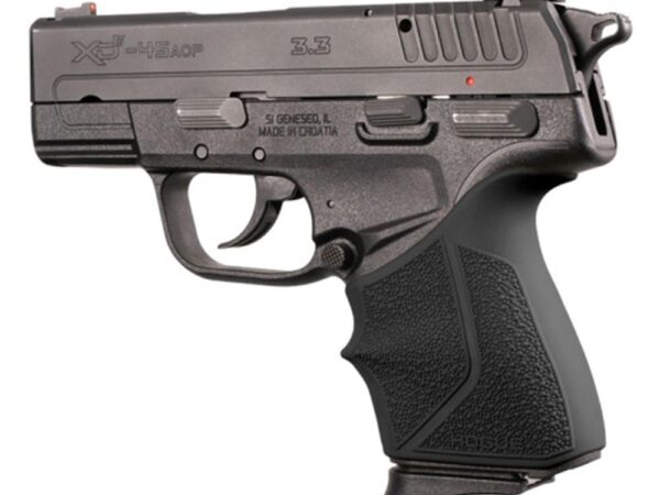 Hogue Handall Beavertail Grip Sleeve for Springfield XD-E 9/45 Black
