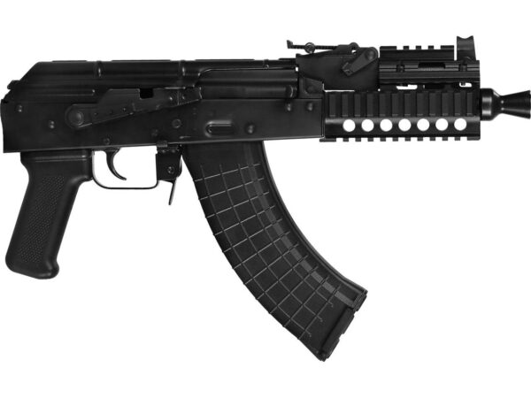 Pioneer Arms Quad-Rail Micro Hellpup CORE AK Pistol 7.62x39 30rd Magazine(1) 7" Barrel Quad Rail