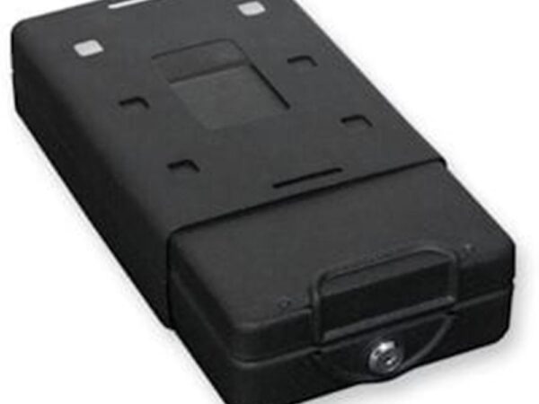 Bulldog Car/Personal Handgun Safe with Key Lock Mounting Bracket and Cable
