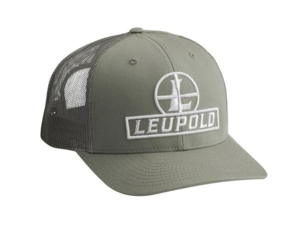 Leupold Reticle Trucker Hat Loden Green
