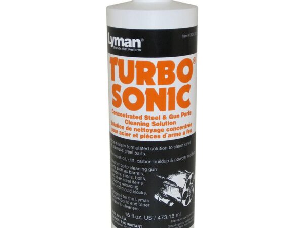 Lyman Turbo Sonic Ultrasonic Steel & Gun Parts Cleaning Solution - 16 oz