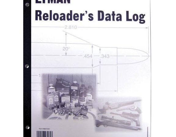 Lyman Reloaders Data Log