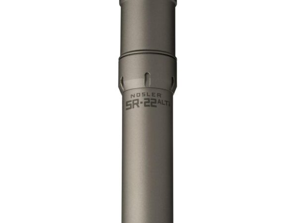 Nosler Suppressor SR-22 ALTi 1/2x28 .22 LR 7.53" Grey