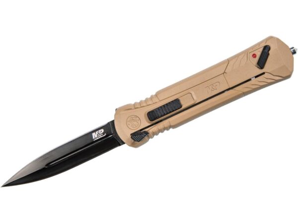 Smith & Wesson M&P Spear Tip OTF Automatic Knife 3 7/10" Blade FDE