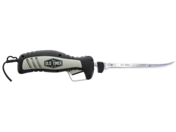 Old Timer 110 Volt Electric Fillet Knife 8" Blade Black and Grey