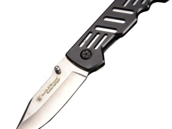 Smith & Wesson Ext Ops Folding Knife 3-1/5" Clip Point Blade
