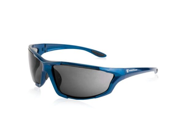 Smith & Wesson Major Full Frame Shooting Glasses Blue with Smoke Lens