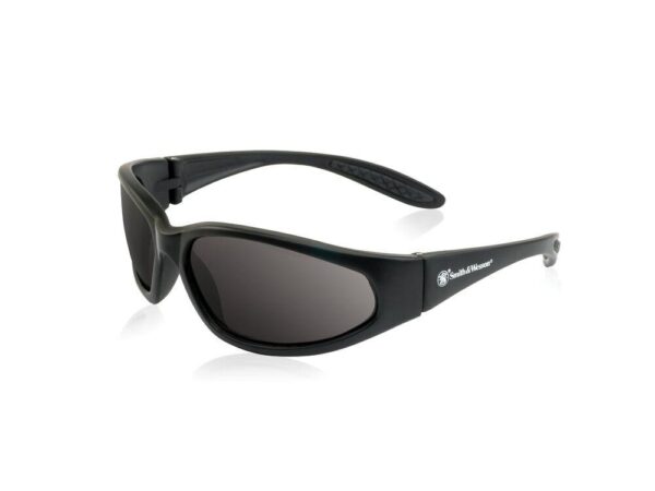 Smith & Wesson Sergeant Shooting Glasses Full Frame Black with Smoke Lens