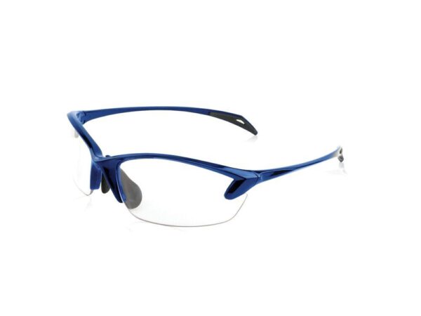 Smith & Wesson Colonel Womens Shooting Glasses Half Frame Blue with Clear Lens