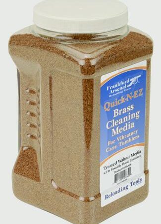 Frankford Arsenal Treated Walnut Hull Media In Reuseable Plastic Container 5 lbs