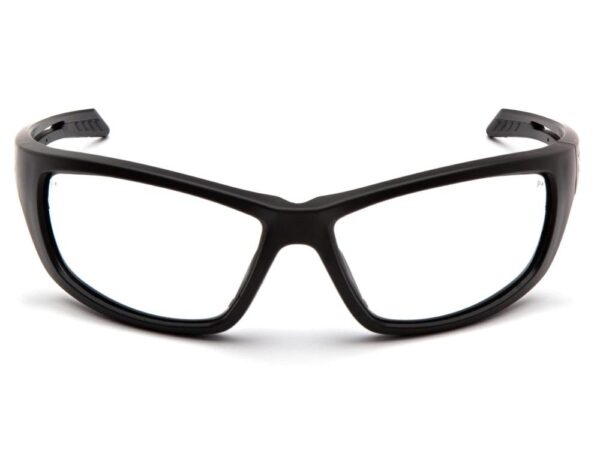 Pyramex Venture Gear Howitzer Shooting Glasses Black Frame with Clear Anti-Fog Lens