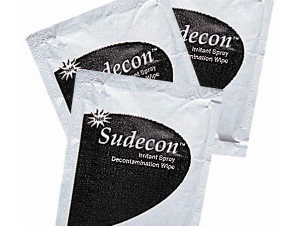Fox Labs Sudecon Irritant Spray Decontaminate Wipe