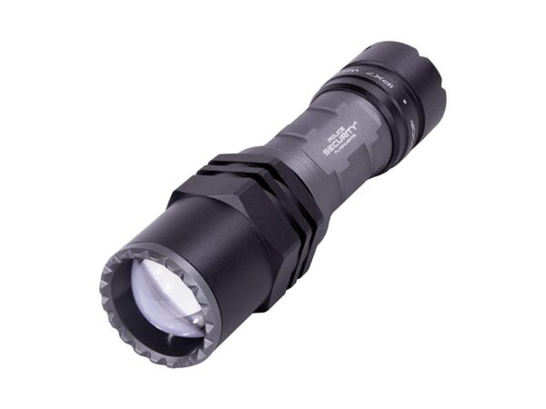 Police Security Flashlights Long Throw 400 Lumens Black