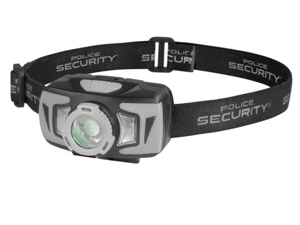 Police Security Flashlights Ryder Headlamp 500 Lumens Black