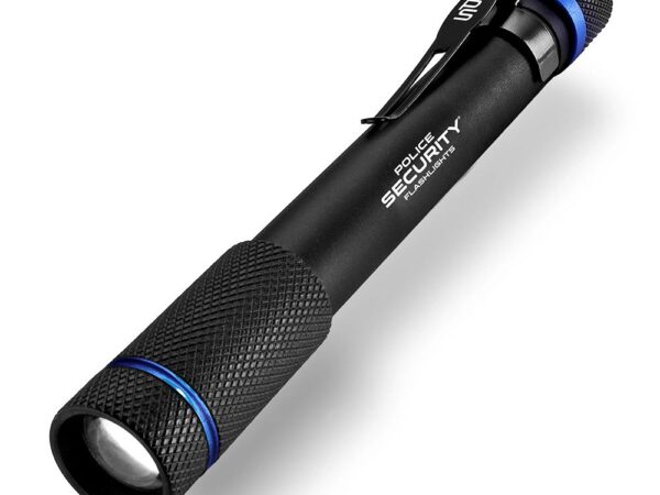 Police Security Flashlights Aura Penlight Flashlight 270 Lumens Black
