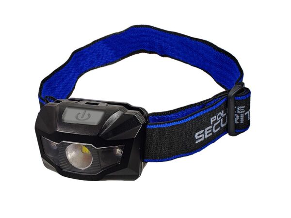Police Security Flashlights Connector 2.0 Headlamp 280 Lumens Black