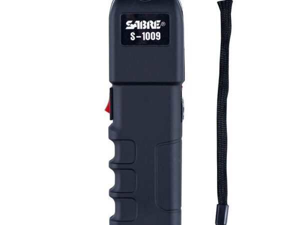 Sabre 2-in-1 Tactical Stun Gun with Anti-Grab Technology - 1.250 uC LED Flashlight