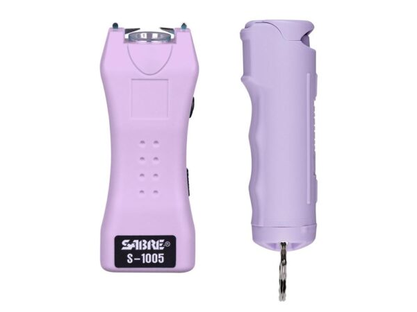 Sabre Pepper Spray and 2-in-1 Stun Gun Multi-Range Protection Pack Purple