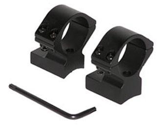 Talley Lightweight Alloy Scope Mounts - Black Anodized - 1" - Medium Winchester 70 (.860) Std. Cal. & Short Mag.