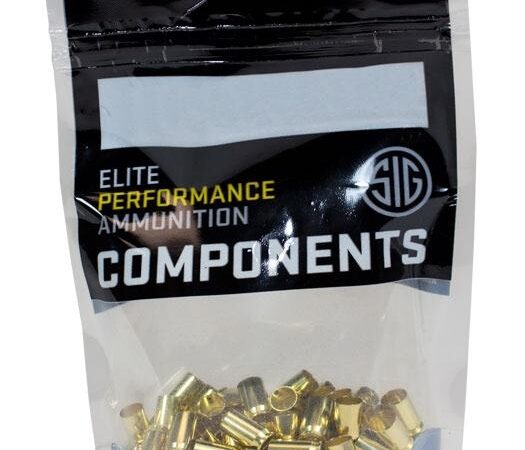 Sig Sauer Unprimed Handgun Brass Cartridge Cases .40 S&W 100/ct