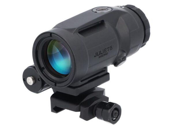 Sig Sauer JULIET5 Mirco 5x Magnifier - 5x24mm Push Button Mount w Spacers - Black